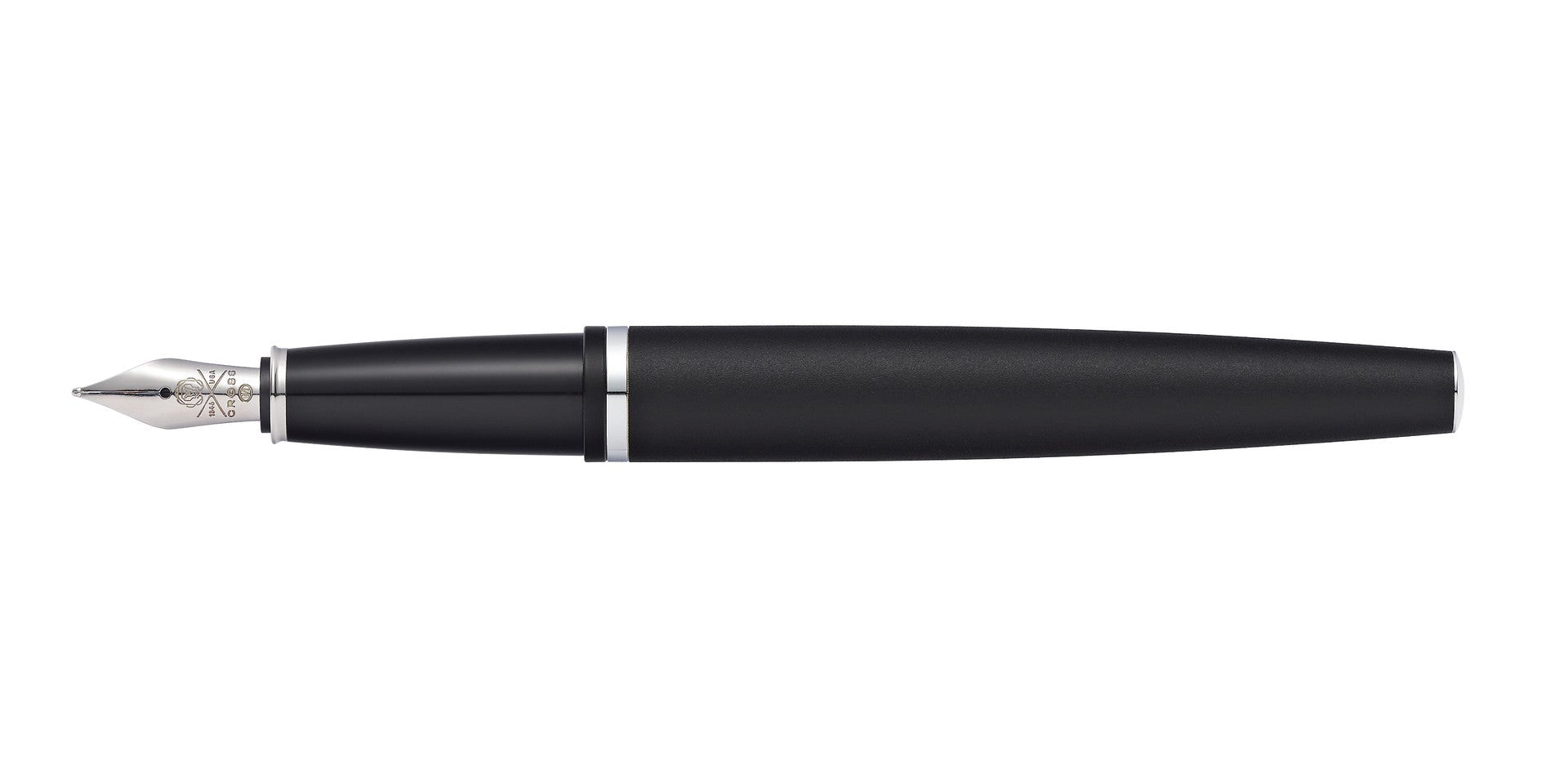 Calais™ Matte Black Medium Nib Fountain Pen.