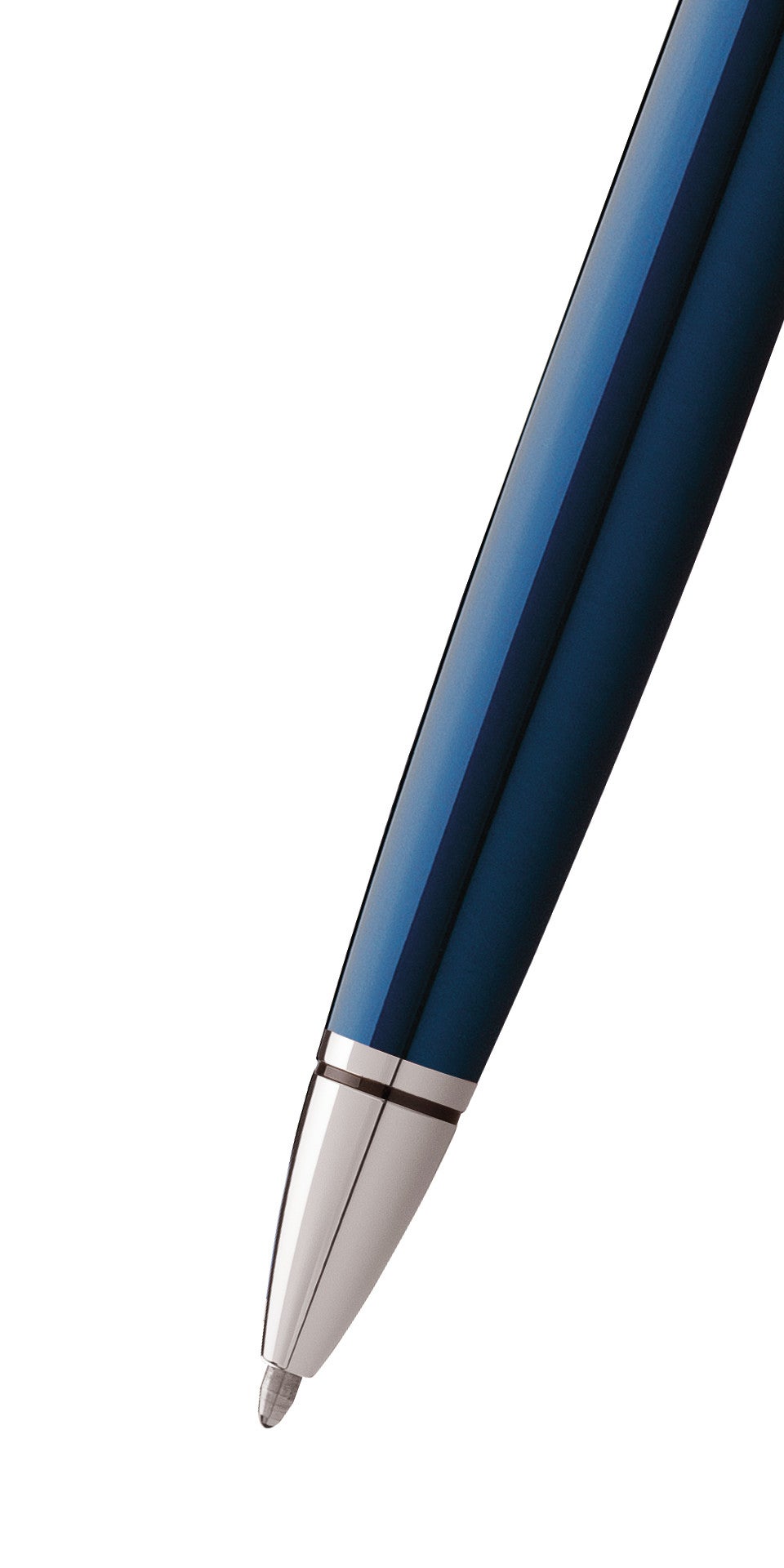 Coventry Blue Lacquer Ballpoint Pen.