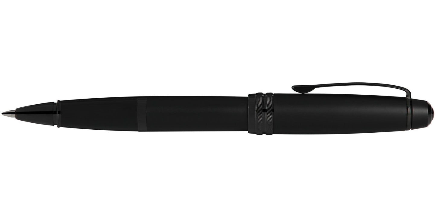 Bailey™ Matte Black Lacquer Rollerball Pen.