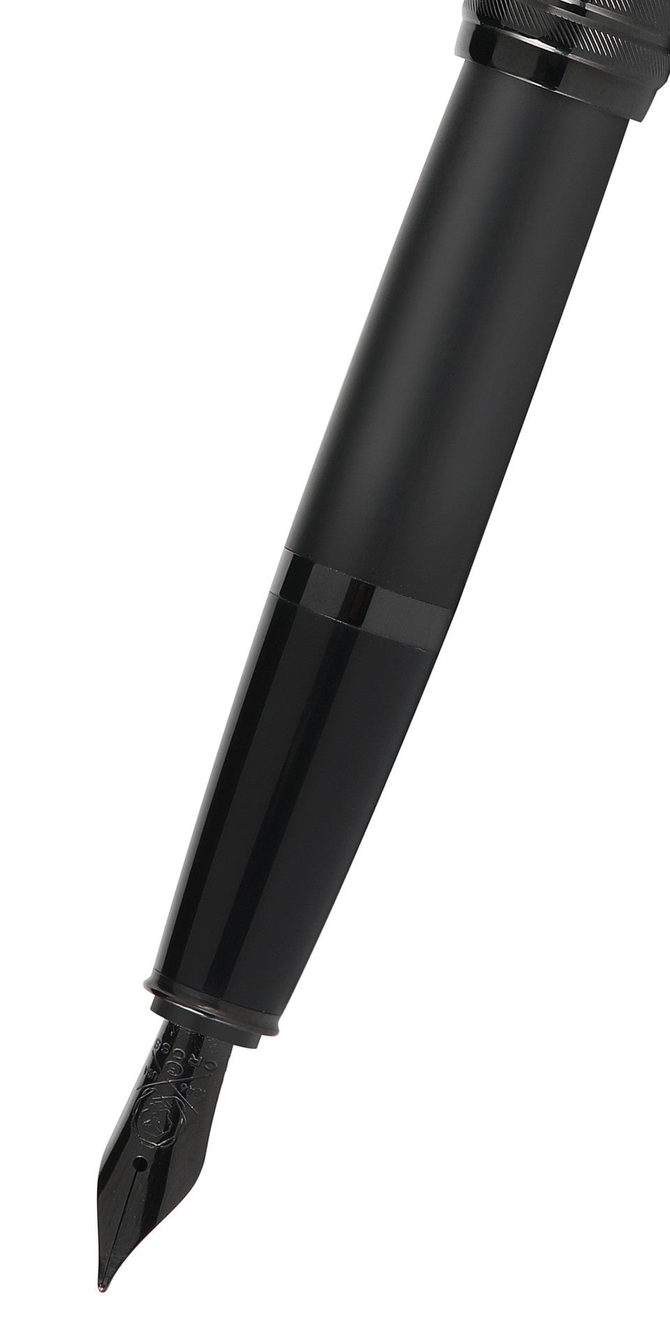 Bailey™ Matte Black Lacquer Stainless Steel Fine Nib Fountain Pen.