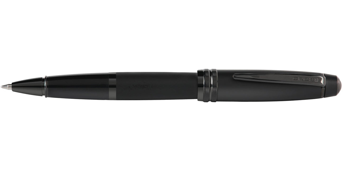 Bailey™ Matte Black Lacquer Rollerball Pen.