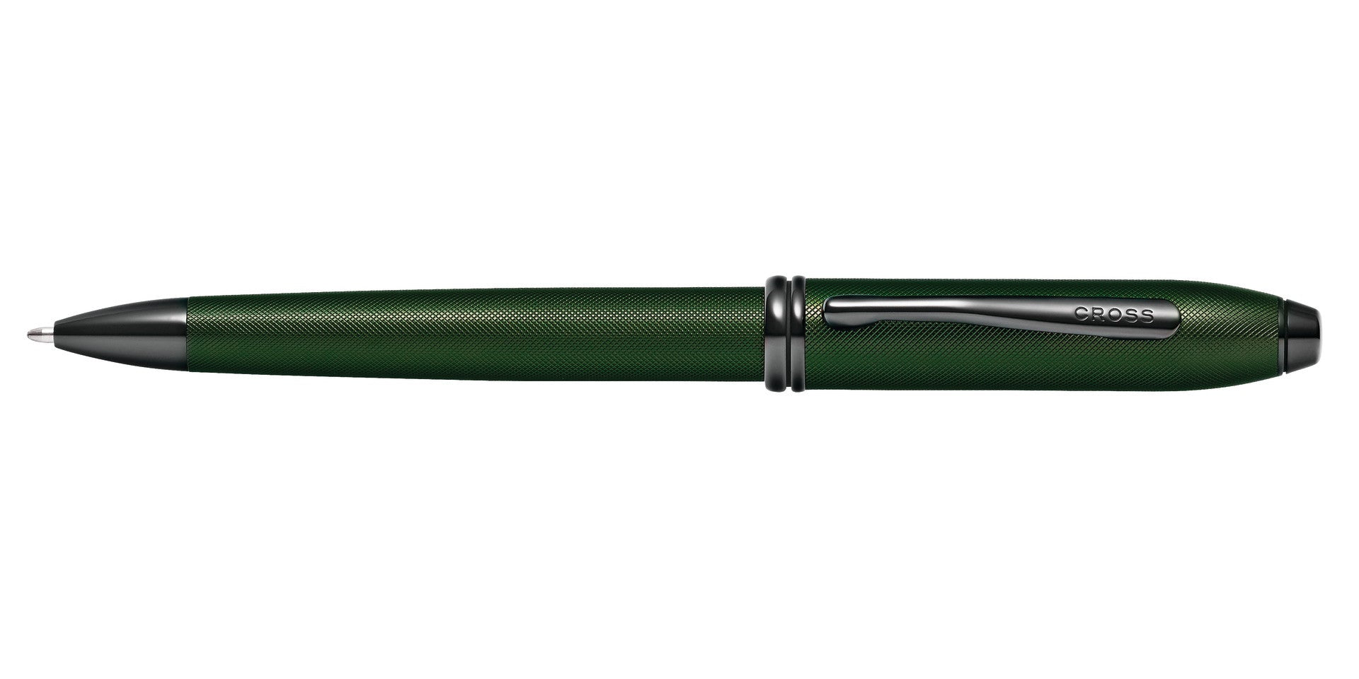 Townsend® Matte Green PVD Micro-knurl Ballpoint Pen.