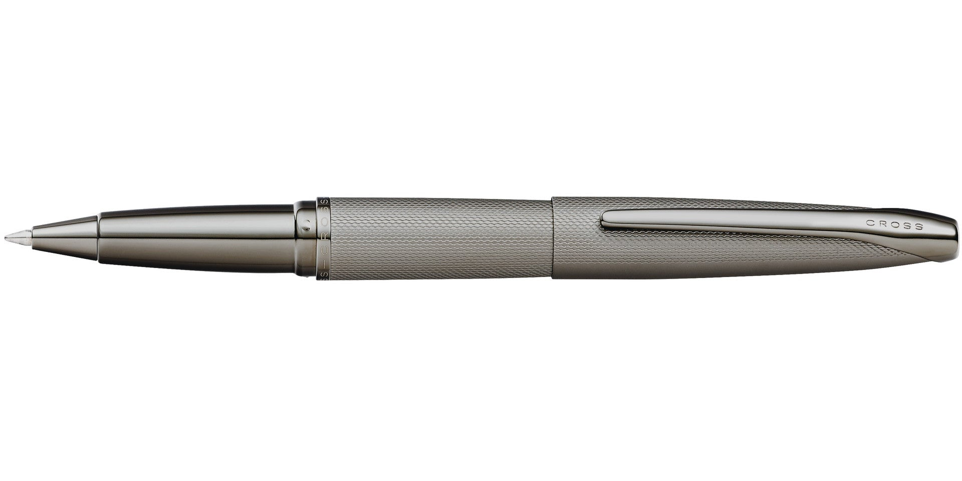 ATX® Sandblasted Titanium Gray Rollerball Pen.
