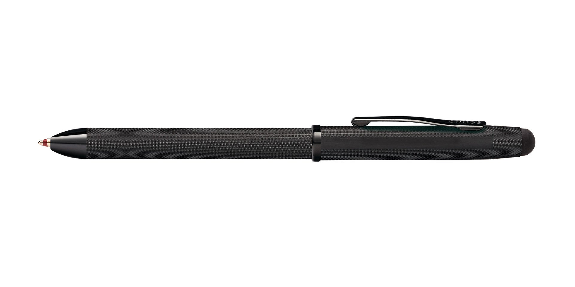 Tech3+™ Brushed Black PVD Multifunction Pen.