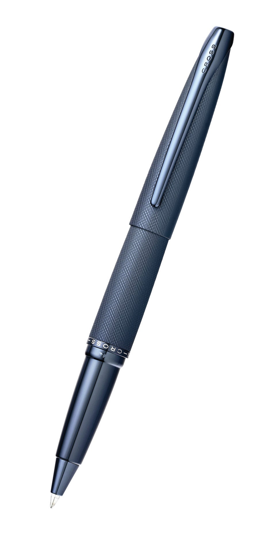 ATX® Sandblasted Dark Blue Rollerball Pen.