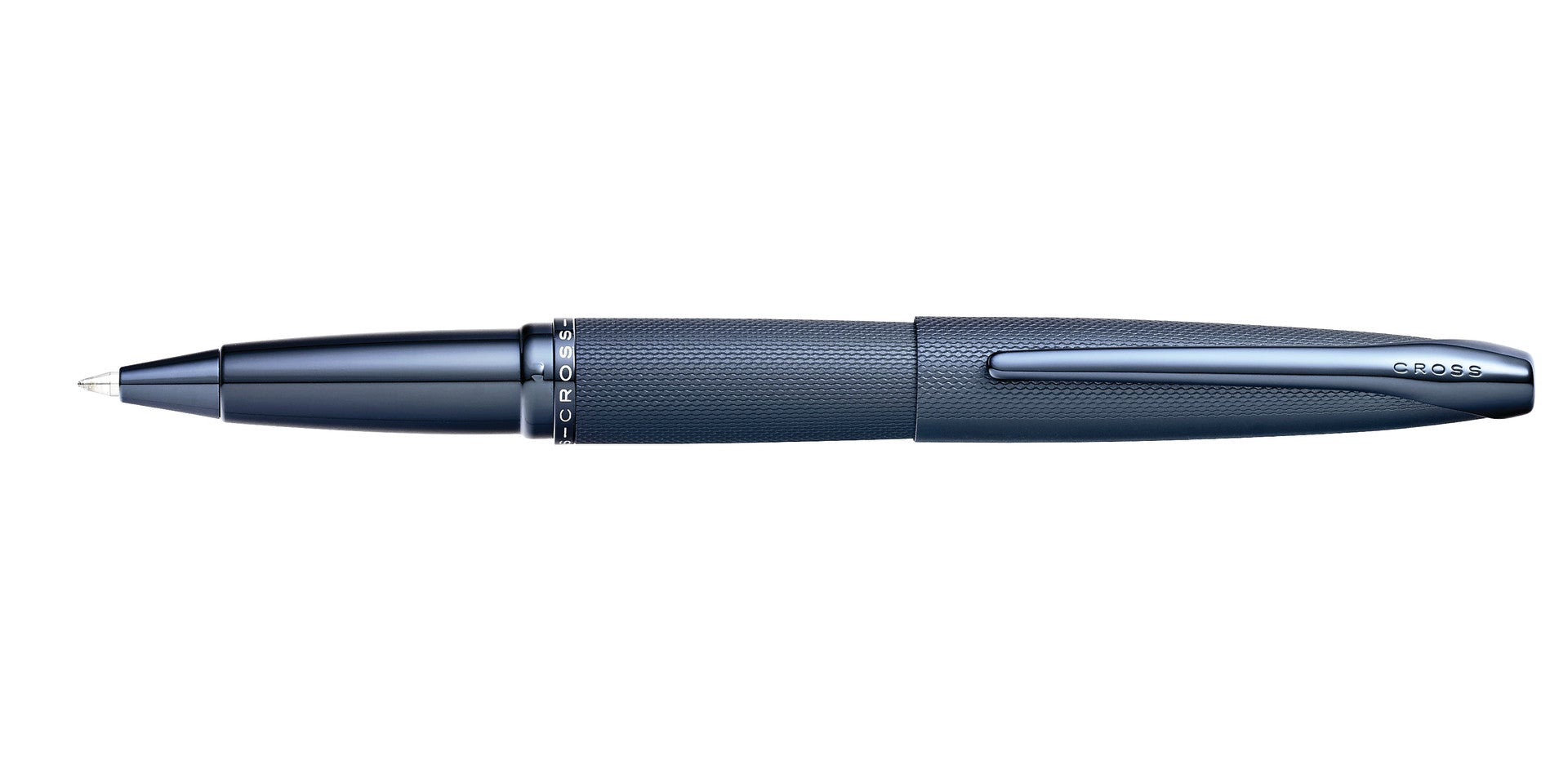 ATX® Sandblasted Dark Blue Rollerball Pen.