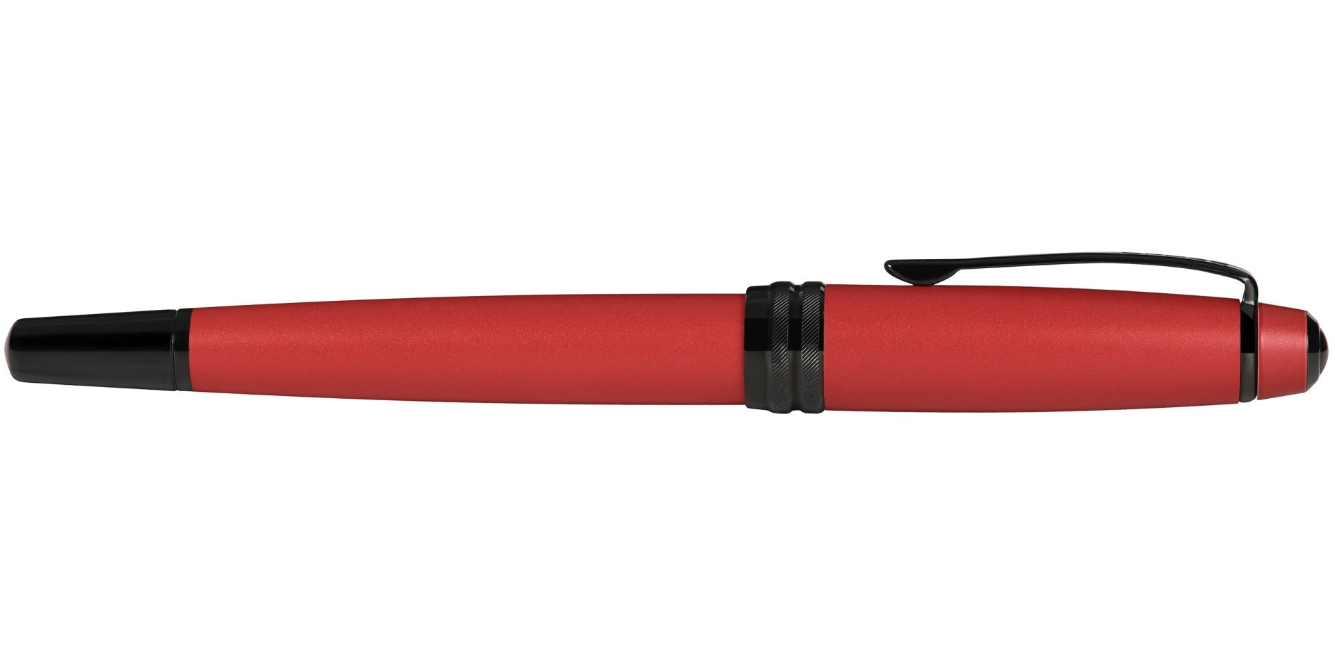 Bailey™ Matte Red Lacquer Rollerball Pen.