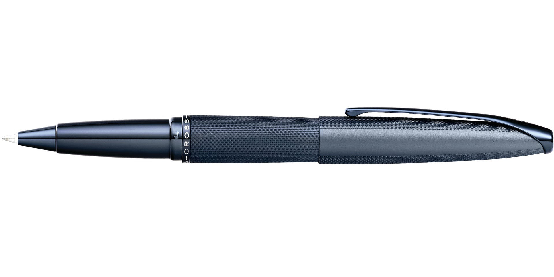 ATX® Sandblasted Dark Blue Rollerball Pen.