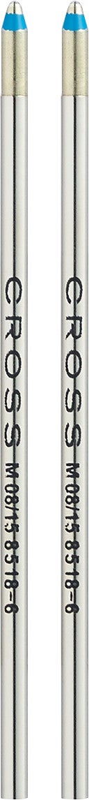 Mini Ballpoint Pen Refill - Blue - Medium - Dual Pack.