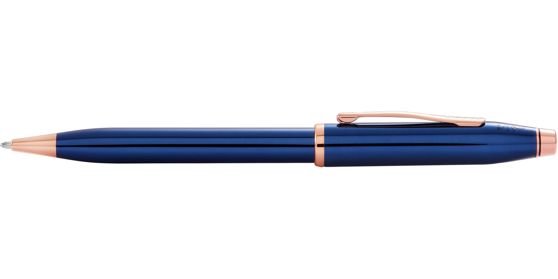 Century® II Translucent Cobalt Blue Lacquer Ballpoint Pen.