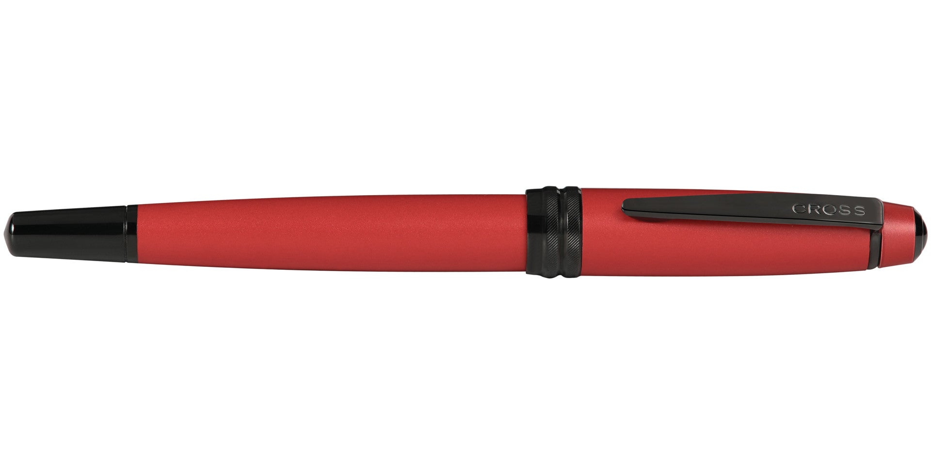 Bailey™ Matte Red Lacquer Rollerball Pen.