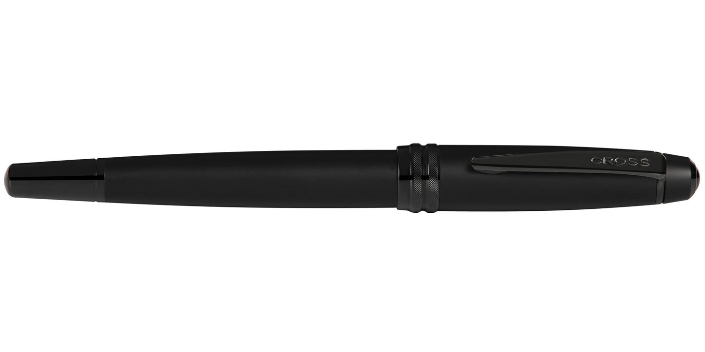 Bailey™ Matte Black Lacquer Rollerball Pen.