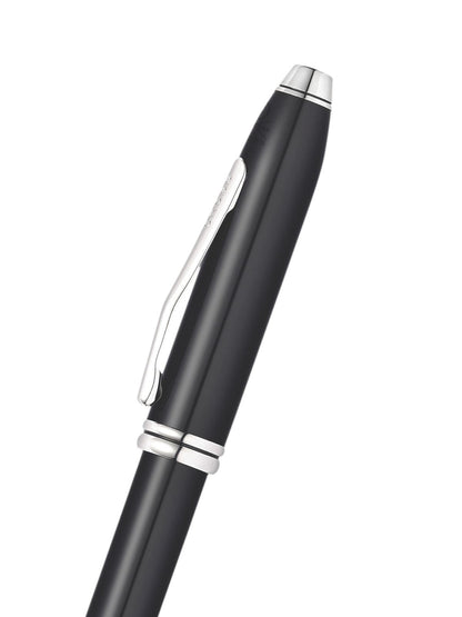 Townsend® Black Lacquer with Polished Chrome Ballpoint Pen