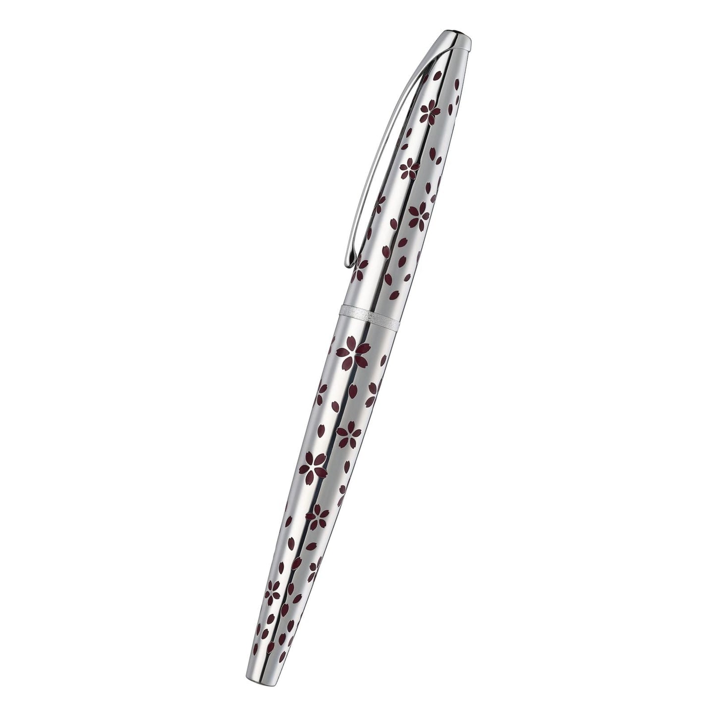 ATX® Cherry Blossom Polished Chrome with Polished Chrome Appointments Rollerball Pen