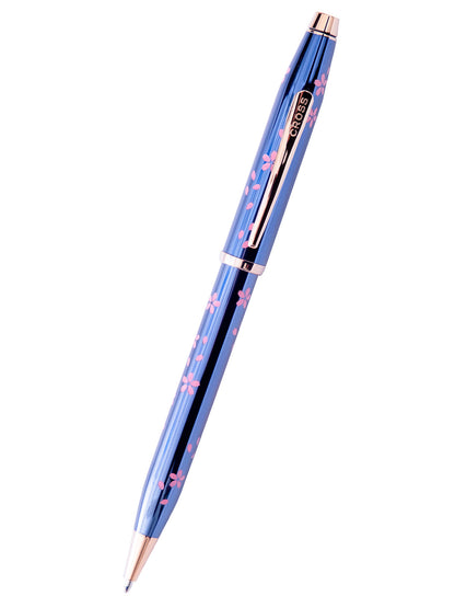 Century® II Cherry Blossom Translucent Blue Lacquer Ballpoint Pen.