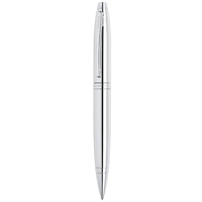 Calais™ Polished Chrome Ballpoint Pen and Mocha Smart Tracker Key Chain Gift Set