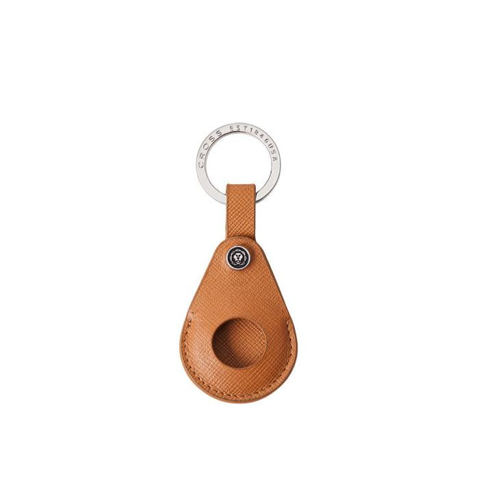 Calais™ Polished Chrome Ballpoint Pen and Mocha Smart Tracker Key Chain Gift Set