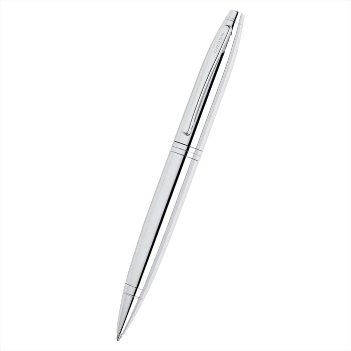 Calais Chrome Ballpoint Pen & Fountain Pen (Medium) Gift Set