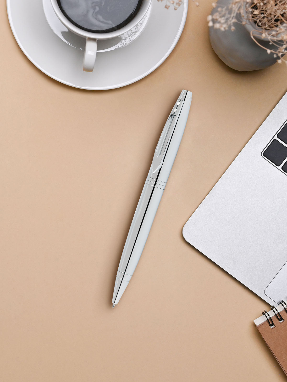 Calais™ Chrome Window Clip Ballpoint.