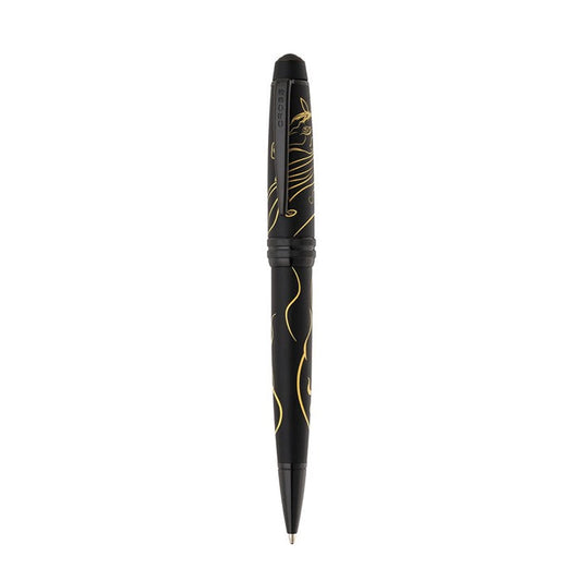 Bailey™ Zodiac Year of the Horse Matte Black Lacquer with Black PVD Appointments Ballpoint Pen