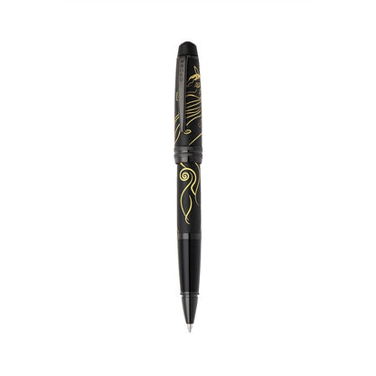 Bailey™ Zodiac Year of the Horse Matte Black Lacquer with Black PVD Appointments Rollerball Pen