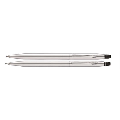 Click™ Chrome Ballpoint Pen and Pencil Gift Set