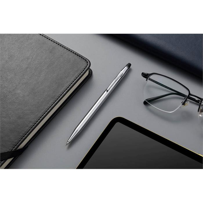Click™ Chrome Ballpoint Pen and Pencil Gift Set