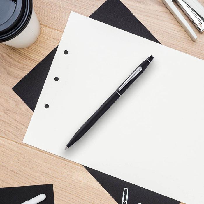 Click™ Classic Black with Chrome Appointments Rollerball Pen