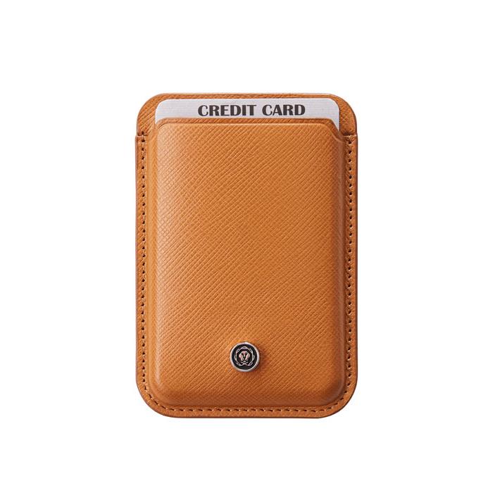 Bailey Medalist Ballpoint Pen with Mocha Saffiano Leather Magnetic Card Holder Gift Set
