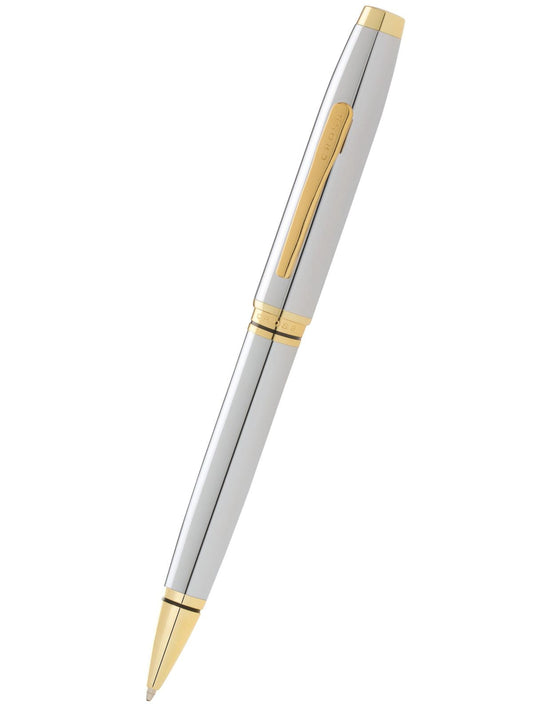 Coventry Polished Chrome with Gold-Tone Ballpoint Pen