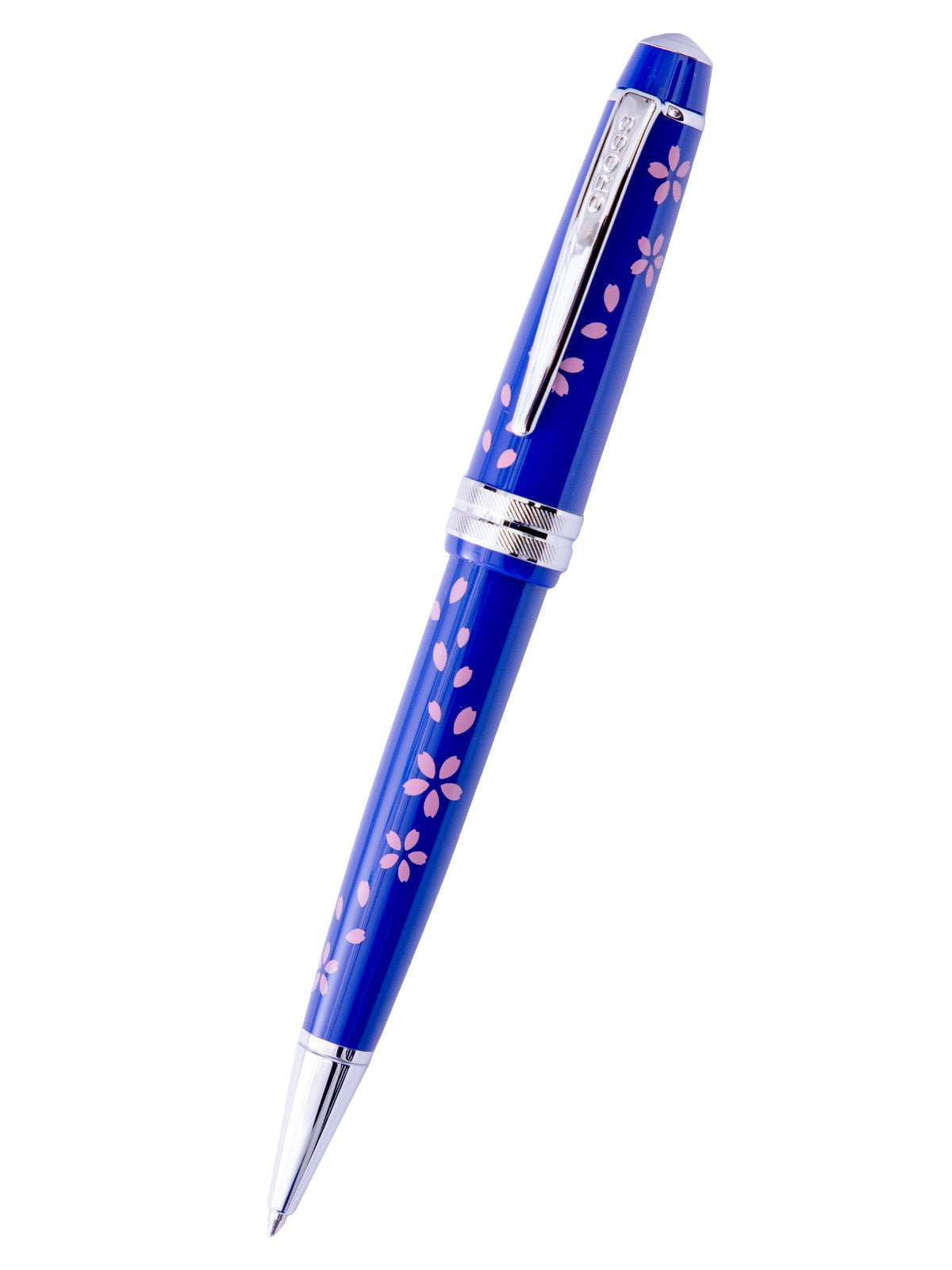 Bailey Light™ Cherry Blossom Glossy Blue Resin Ballpoint Pen.