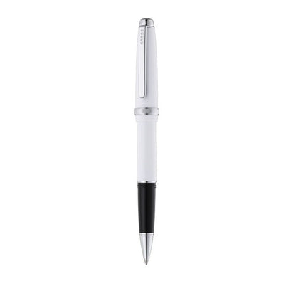 Lume Porcelain White with Polished Chrome Appointments Ballpoint Pen & Fountain Pen (Medium) Gift Set