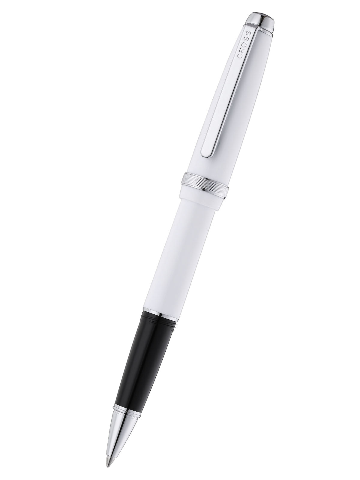 Lume Porcelain White with Polished Chrome Appointments Ballpoint Pen