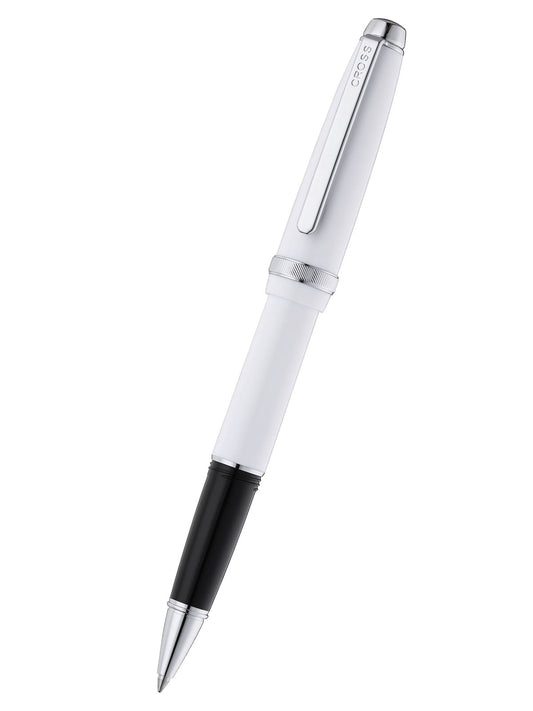 Lume Porcelain White with Polished Chrome Appointments Ballpoint Pen