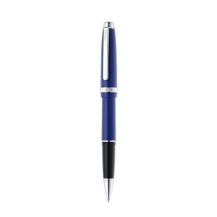 Lume Deep Sea Blue with Polished Chrome Appointments Ballpoint Pen & Rollerball Gift Set