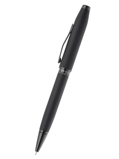 Foundry Matte Black Lacquer with PVD Black Appointments Ballpoint Pen
