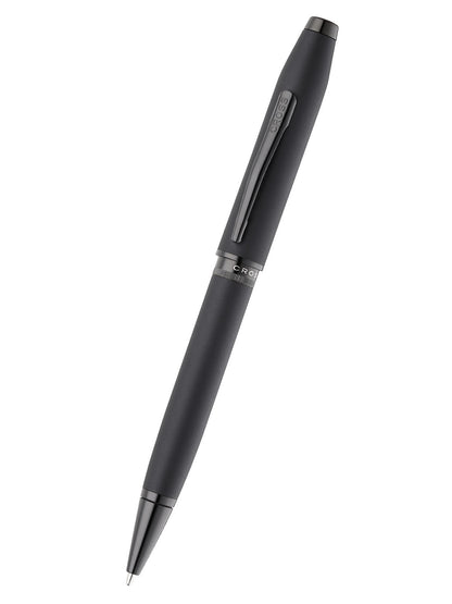 Foundry Matte Black Lacquer with PVD Black Appointments Ballpoint Pen