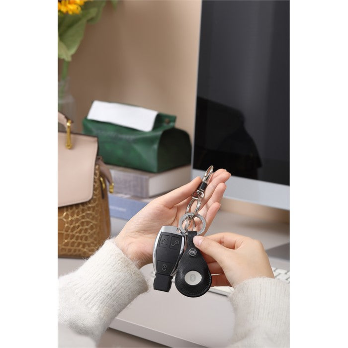 Classic Black Smart Tracker Key Chain