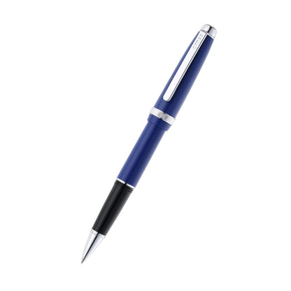 Lume Deep Sea Blue with Polished Chrome Appointments Ballpoint Pen & Rollerball Gift Set