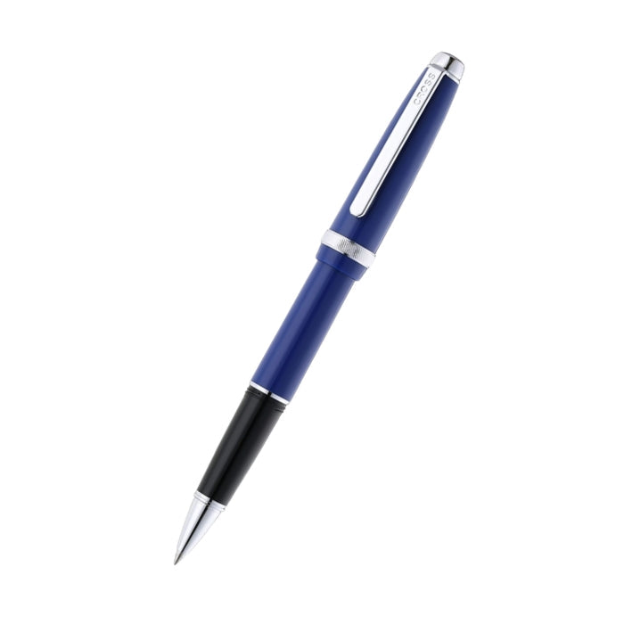 Lume Deep Sea Blue with Polished Chrome Appointments Ballpoint Pen & Rollerball Gift Set