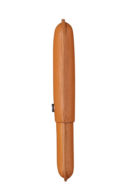 Mocha Leather Cigar Style Single Pen Case