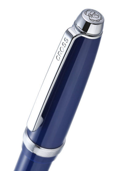 Lume Deep Sea Blue with Polished Chrome Appointments Ballpoint Pen