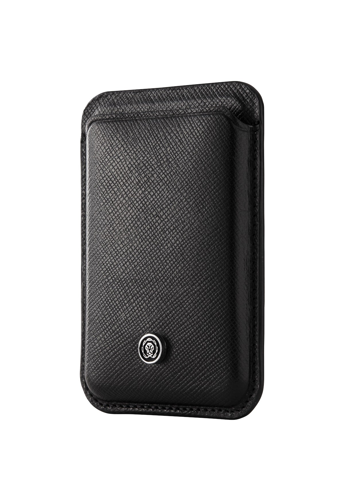 Classic Black Leather Magnetic Card Holder Gift Bundle