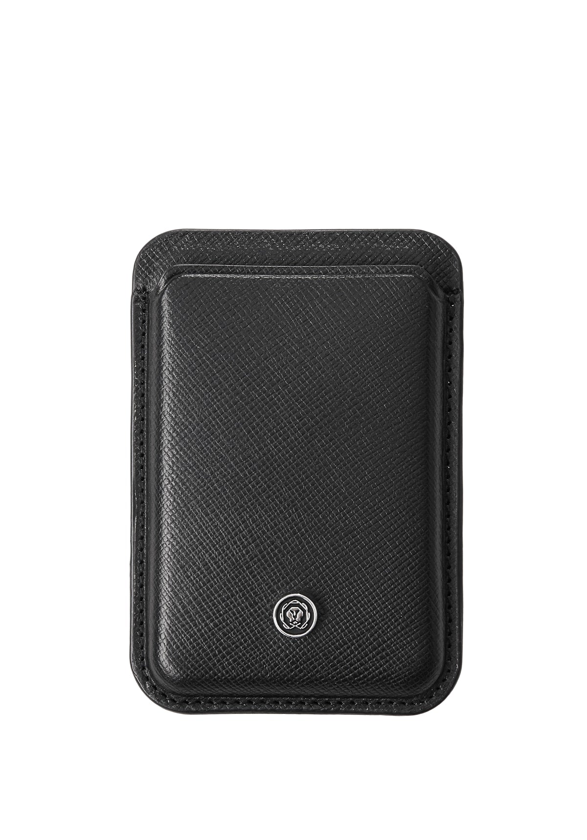 Classic Black Leather Magnetic Card Holder Gift Bundle