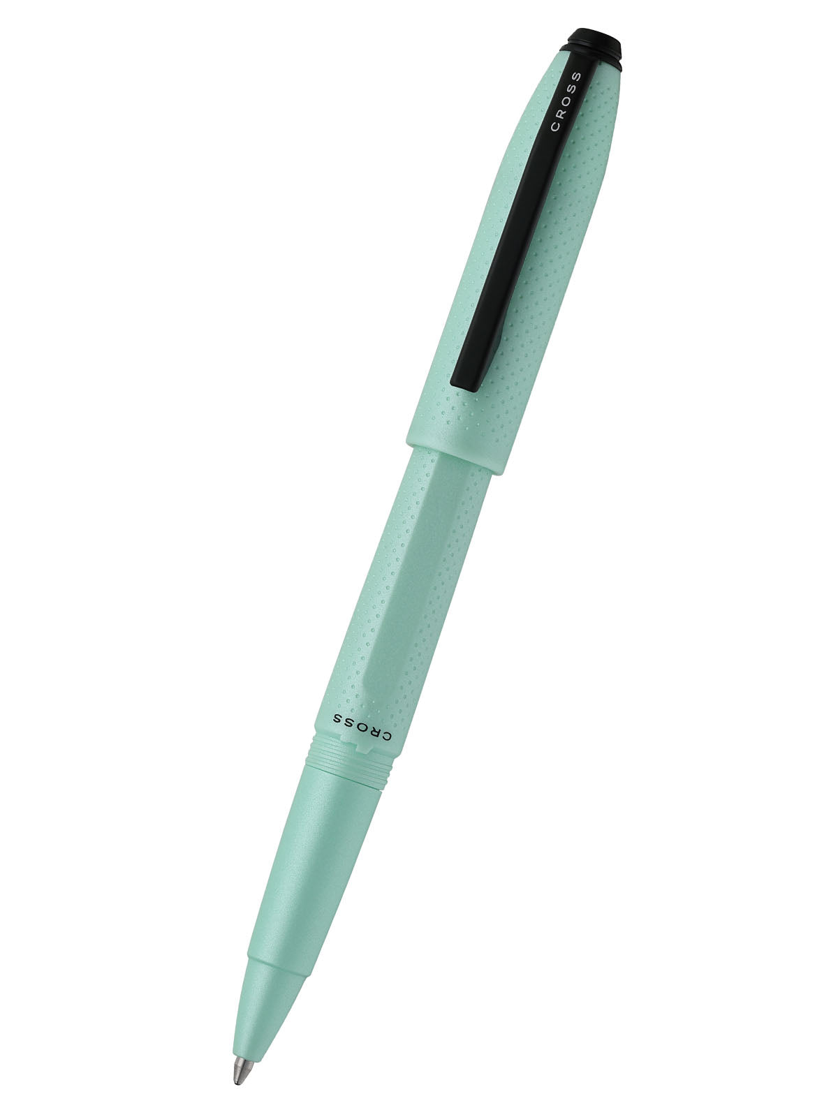 Prism Seafoam Resin with Polished Black Appointments Rollerball Pen