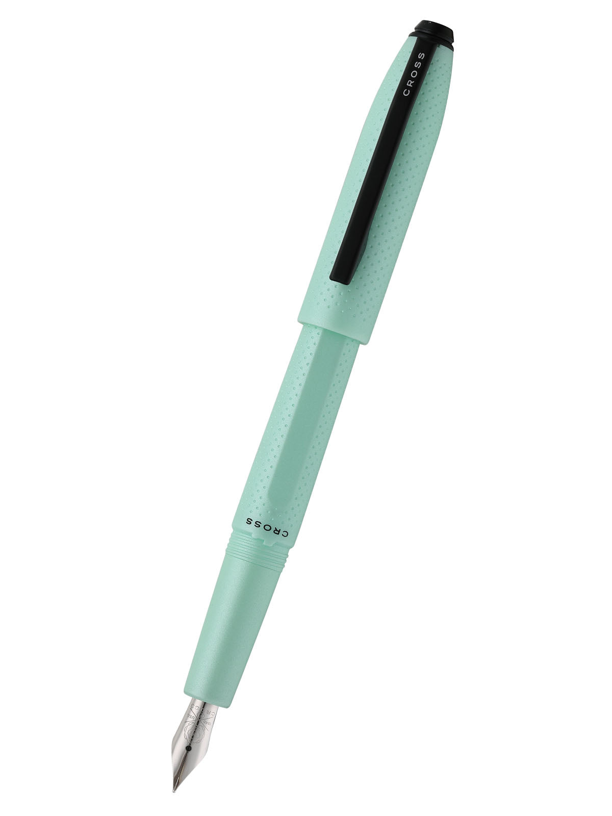 Prism Seafoam Resin with Polished Chrome Stainless Steel Medium Nib Fountain Pen