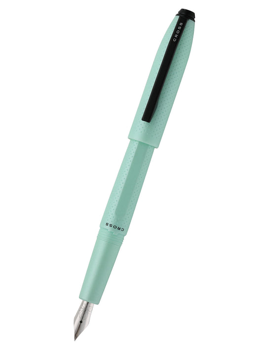 Prism Seafoam Resin with Polished Chrome Stainless Steel Fine Nib Fountain Pen