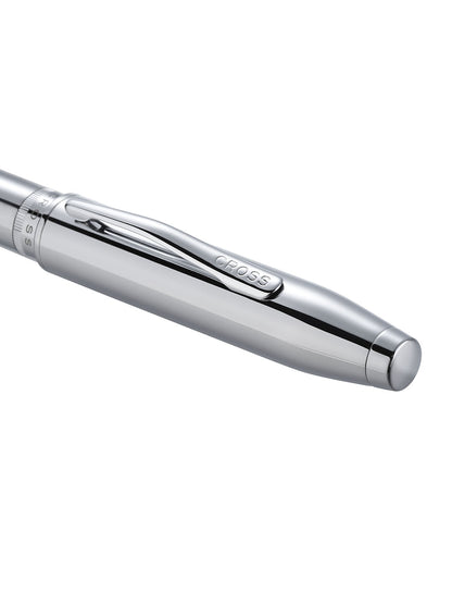 Foundry Polished Chrome with Polished Chrome Appointments Rollerball Pen