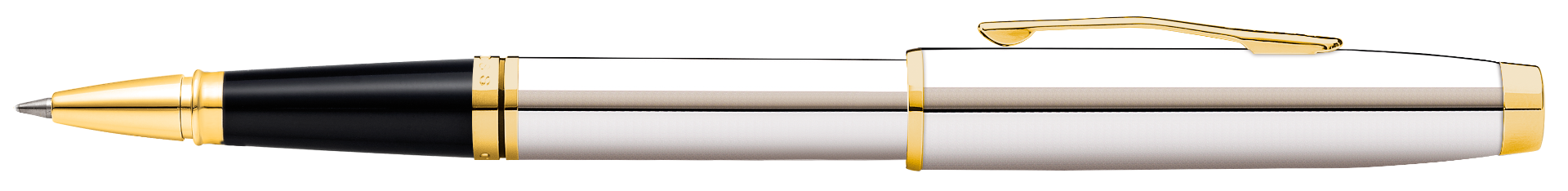 Coventry Polished Chrome with Gold-Tone Rollerball Pen.