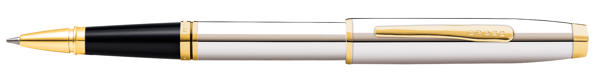 Coventry Polished Chrome with Gold-Tone Rollerball Pen.